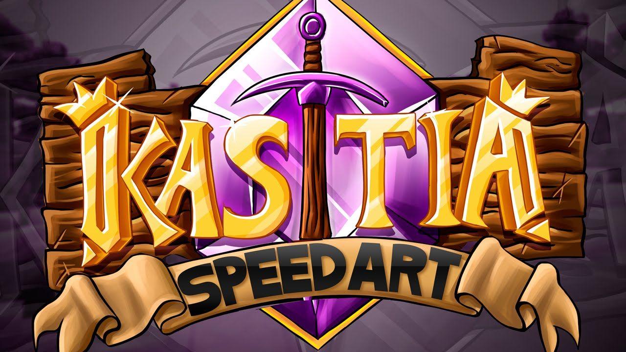 Minecraft Server Logo - Kastia Minecraft Server Logo - SpeedART - YouTube