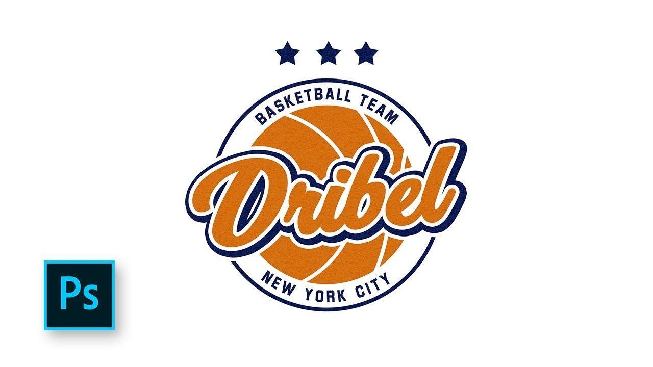 Basket Logo - How to Create a Basketball Logo Design - Make a Sports Team logo with  Photoshop