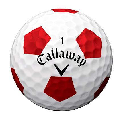 Red Ball White with X Logo - Amazon.com : Callaway New 2017 Chrome Soft X Golf Balls