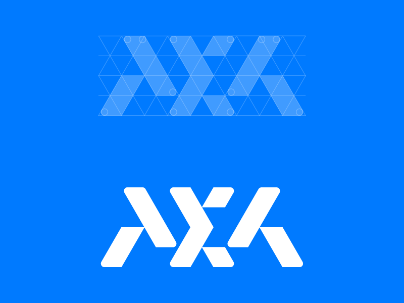 AXA Logo - AXA Logo Grid by Vladimir Sharapov | Dribbble | Dribbble