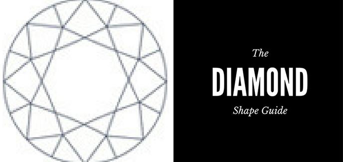 Rounded Diamond Shape Logo - Diamond Shape Guide - Round Brilliant Cut - Diamond Castle