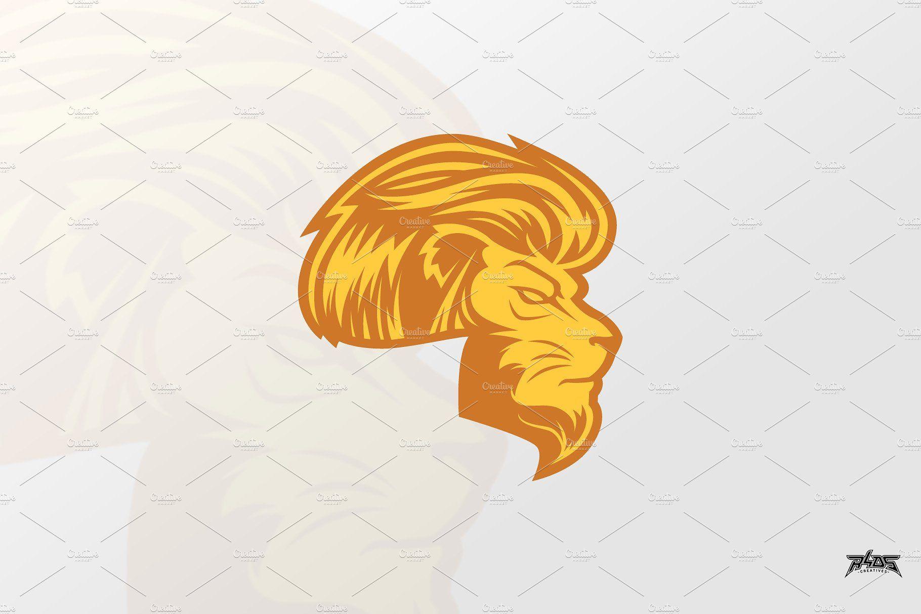 Cool Lion Logo - Cool Lion Logo Vector Logo Templates Creative Market