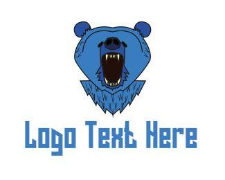Blue Paw Logo - Beast Logo Maker. Create A Beast Logo
