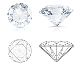 Rounded Diamond Shape Logo - Diamond shapes | Purely Diamonds