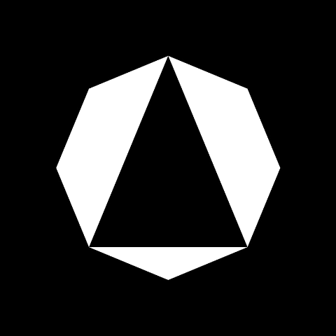 Black Octagon Logo - GIF black psychedelic white - animated GIF on GIFER - by Gavirdana