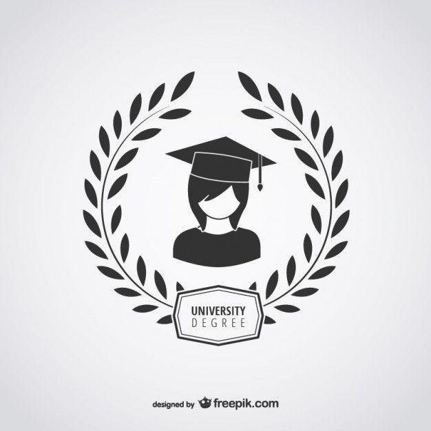 Generic Sample Logo - University degree logo Vector