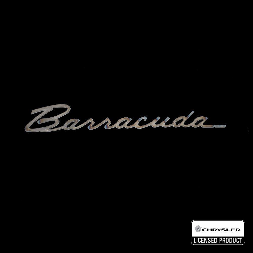 Plymouth Barracuda Logo - Plymouth Barracuda Script Officially Licensed
