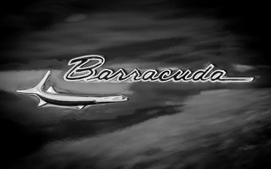 Plymouth Barracuda Logo - 1967 Plymouth Barracuda Emblem Photograph by Jill Reger
