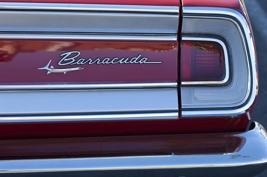 Plymouth Barracuda Logo - Plymouth Barracuda Emblem Photograph by Jill Reger