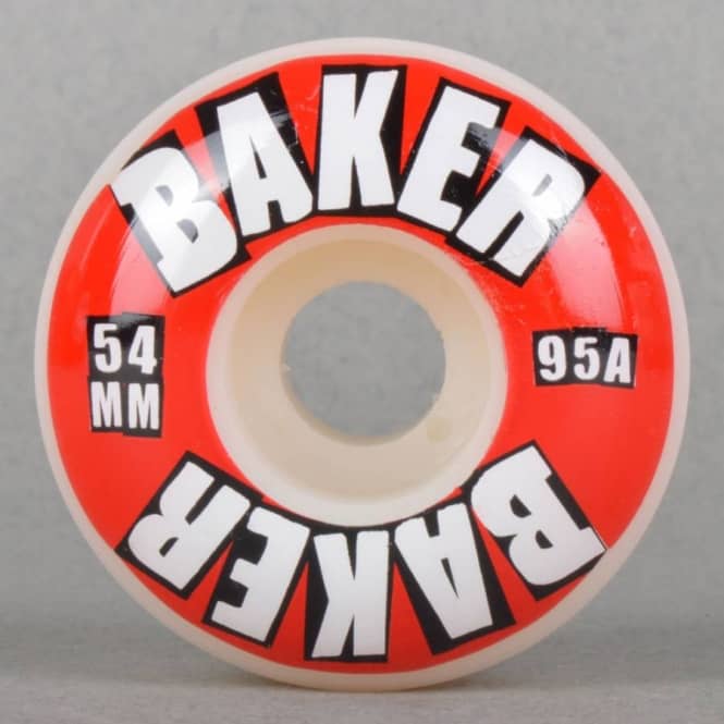 Skate Brand Logo - Baker Skateboards Brand Logo Soft 95A Skateboard Wheels 54mm