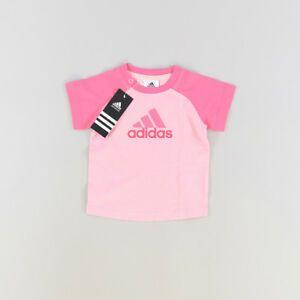 Pink Brand Clothing Logo - T Shirt Colour Pink Brand Adidas 3 Months 205390