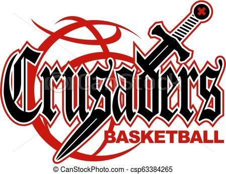 Crusaders Basketball Logo - crusaders basketball Vector - stock illustration, royalty free ...