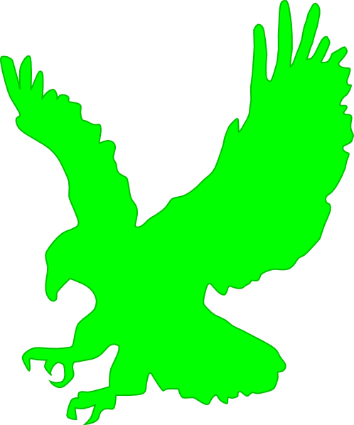 Lime Eagle Logo - Neon Eagle Clip Art at Clker.com - vector clip art online, royalty ...