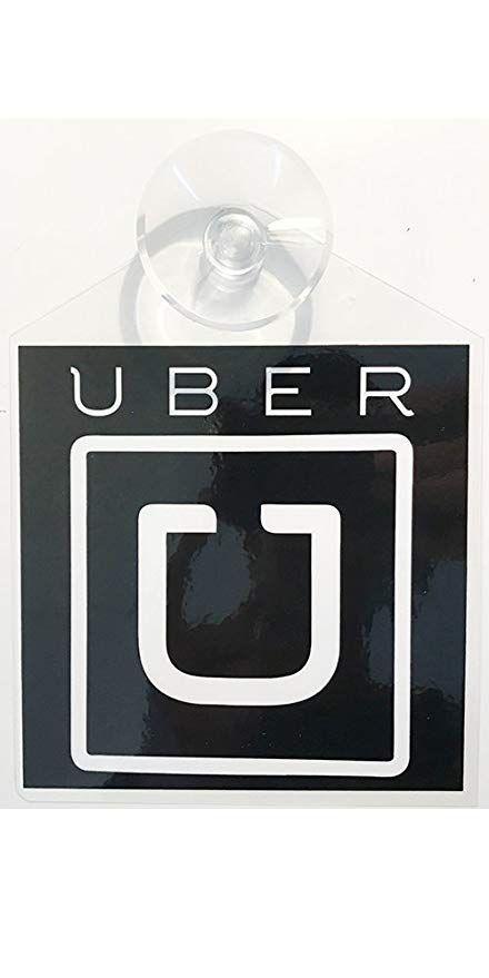 Current Uber Windshield Logo - Amazon.com: Uber (U) rideshare display decal placard emblem with ...