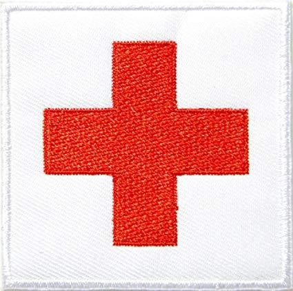 Large American Red Cross Logo - 3'' American Red Cross Medic First Aid Nurse Doctor Emergency Motogp