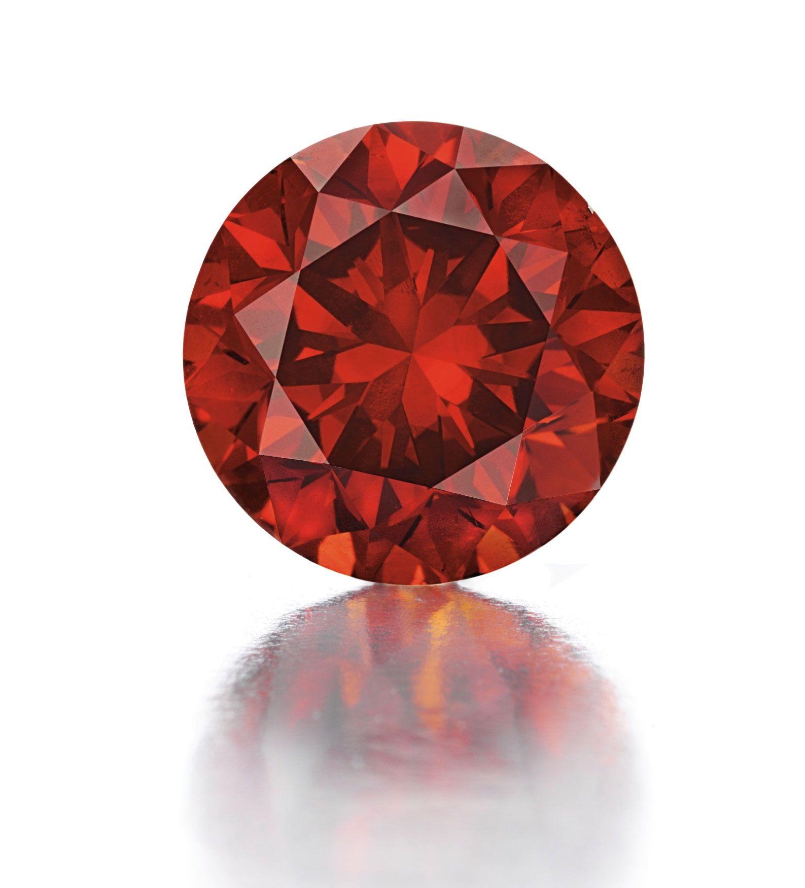 3 Red Diamond Logo - Rare 3 Carat Red Diamond Highlights Upcoming Christie's Auction - JCK