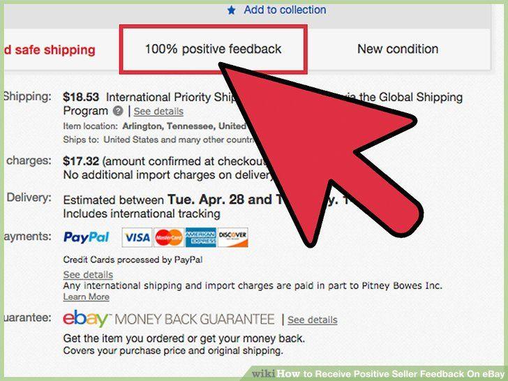 eBay Feedback Logo - How to Receive Positive Seller Feedback On eBay: 8 Steps