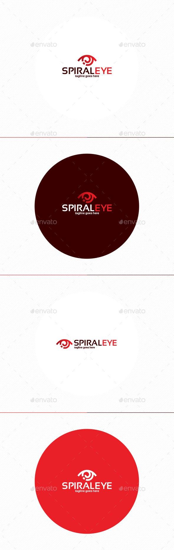 Eye Ball Spiral Logo - Spiral Eye Logo