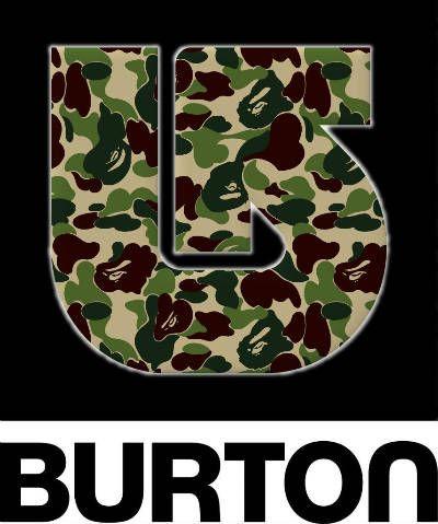 Camo Burton Logo - BAPEINFO.com. BAPE x Burton