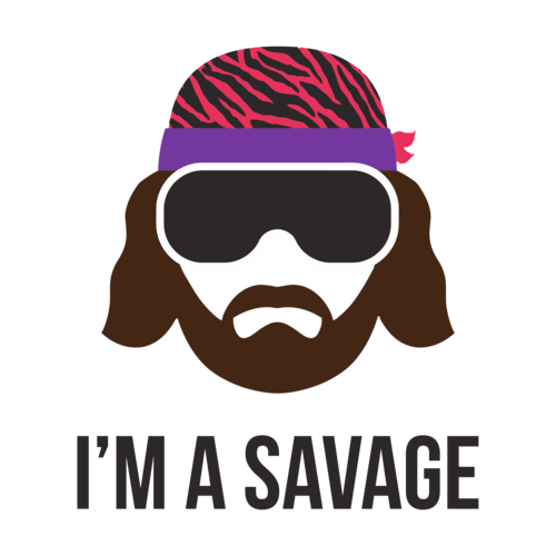 Randy Savage Logo - I'm a Savage Macho Man Randy Savage T-Shirt