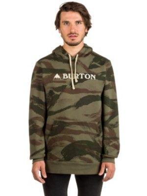 Camo Burton Logo - Burton Men Mountain Logo Horizontal Hoodie brush camo 299937 GFPNBWR