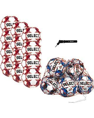 Red Ball White with X Logo - Deals on Select Club DB Soccer Ball Package - Pack of 12 Soccer ...