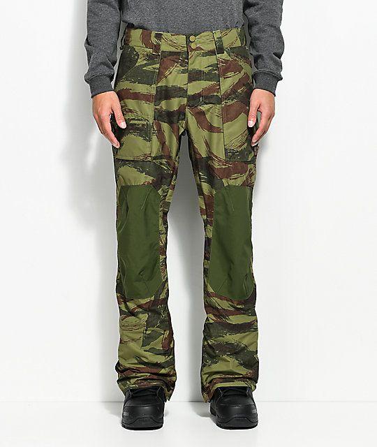 Camo Burton Logo - Burton Southside Camo 10K Snowboard Pants | Zumiez