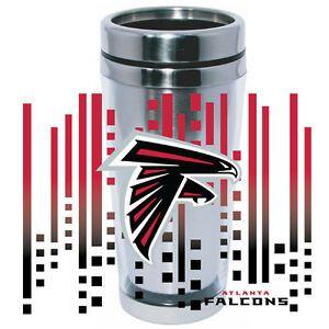 Clear Travel Logo - Atlanta Falcons Logo Travel Mug Tumbler Stainless Steel NEW Clear