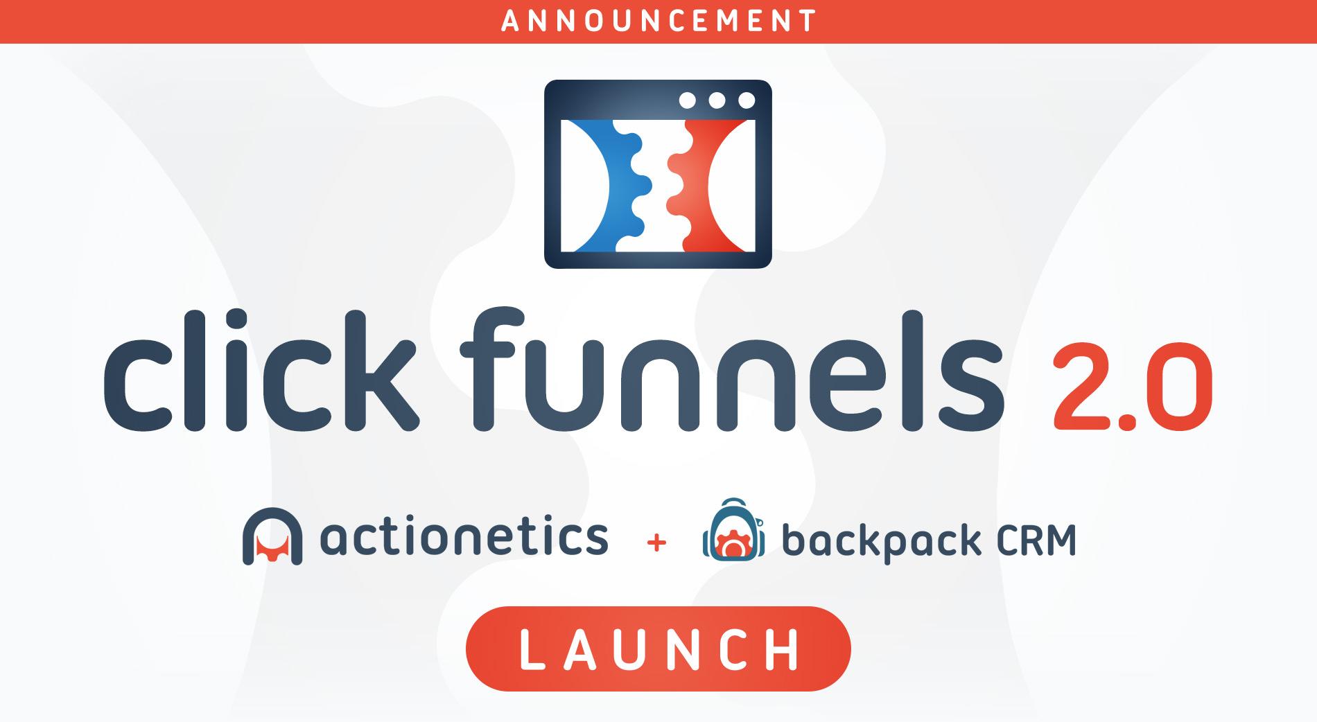 Click Funnels Logo - ClickFunnels 2.0 - Actionetics & Backpack Launch - ClickFunnels