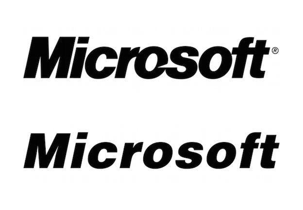 1970s Microsoft Logo - famous logos made with Helvetica