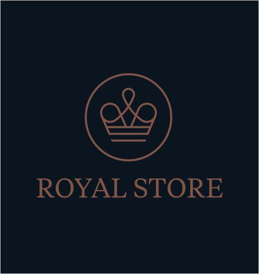 Blue Store Logo - Luxury Retail: Royal Store - Logo Designer