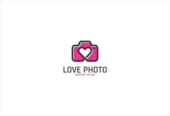 Photography Company Logo - Love Photography Logo Logo Templates Creative Market