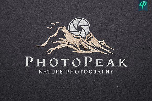 Photography Company Logo - PhotoPeak Logo Design Logo Templates Creative Market