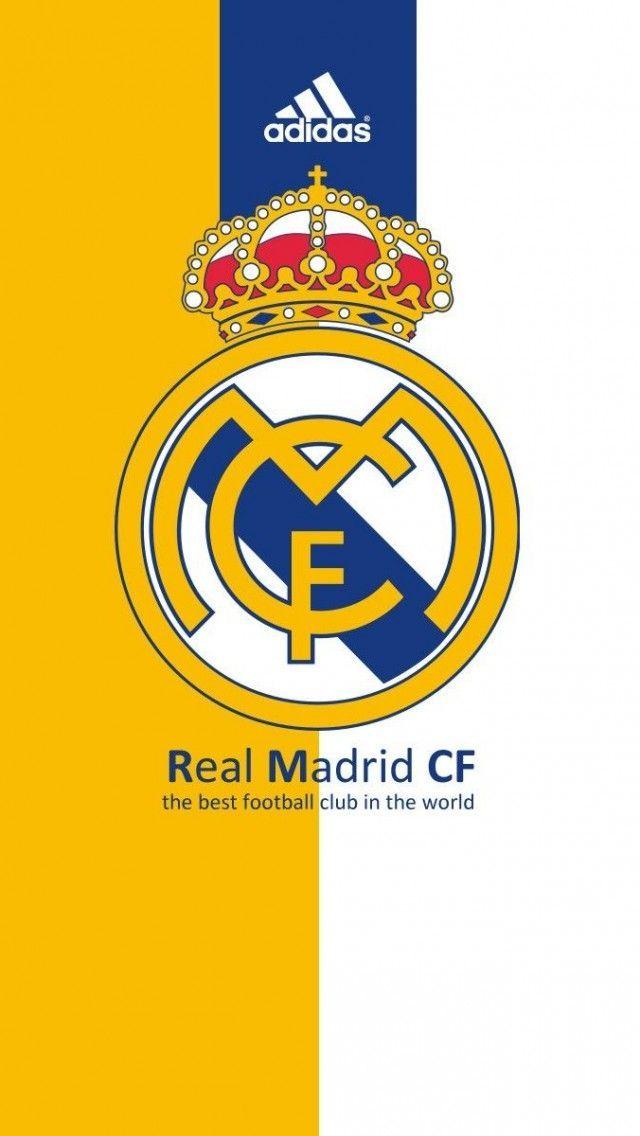 Adidas Real Madrid Logo - Real Madrid Cf for Iphone | Fondos de Madriz | Real Madrid, Real ...