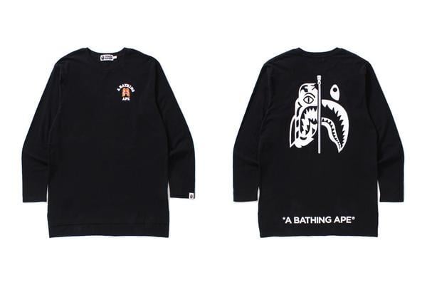 Blue BAPE Shark Logo - A BATHING APE® TIGER SHARK COLLECTION | us.bape.com