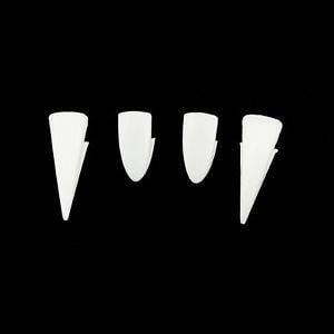 Vampire Teeth Logo - White Plastic Vampire Fangs Dracula Teeth Tooth Caps Halloween ...