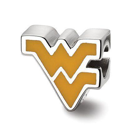 WV University Logo - Lex & Lu LogoArt Sterling Silver West Virginia University WV ...