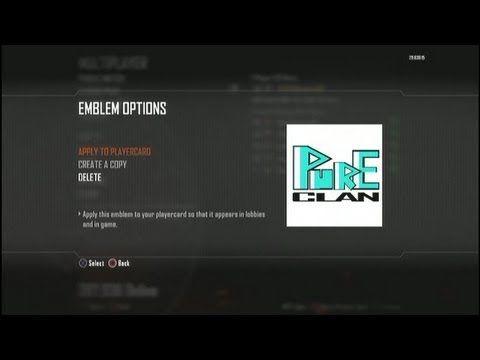 Pure Clan Logo - Call of Duty Black Ops 2 : Clan Emblem 32 (Pure Clan) - YouTube