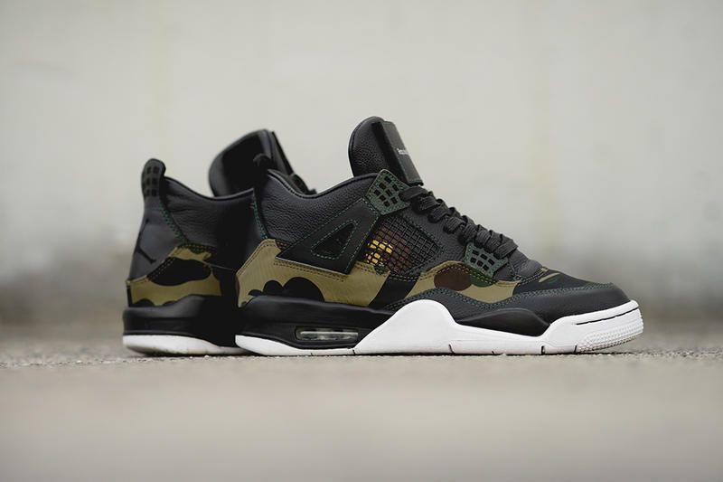 BAPE Jordan Logo - BAPE x Air Jordan 4 GORE-TEX BespokeIND Custom | HYPEBEAST