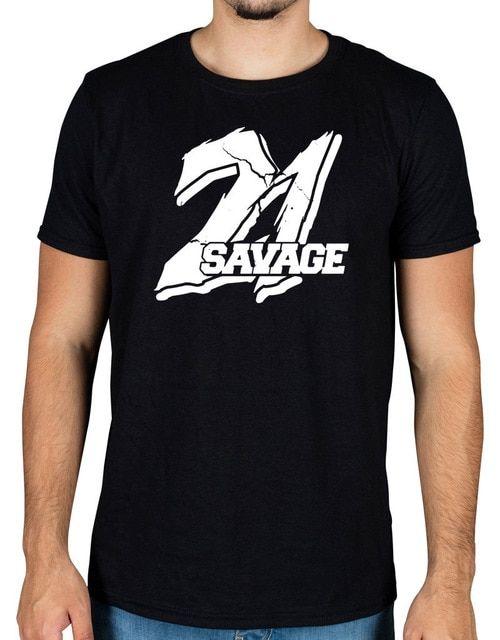 Slaughtergang Logo - 21 Savage Large Logo T Shirt Red Opps Slaughter Gang Savage Mode ...