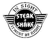 Black Steak'n Shake Logo - Steak 'n Shake