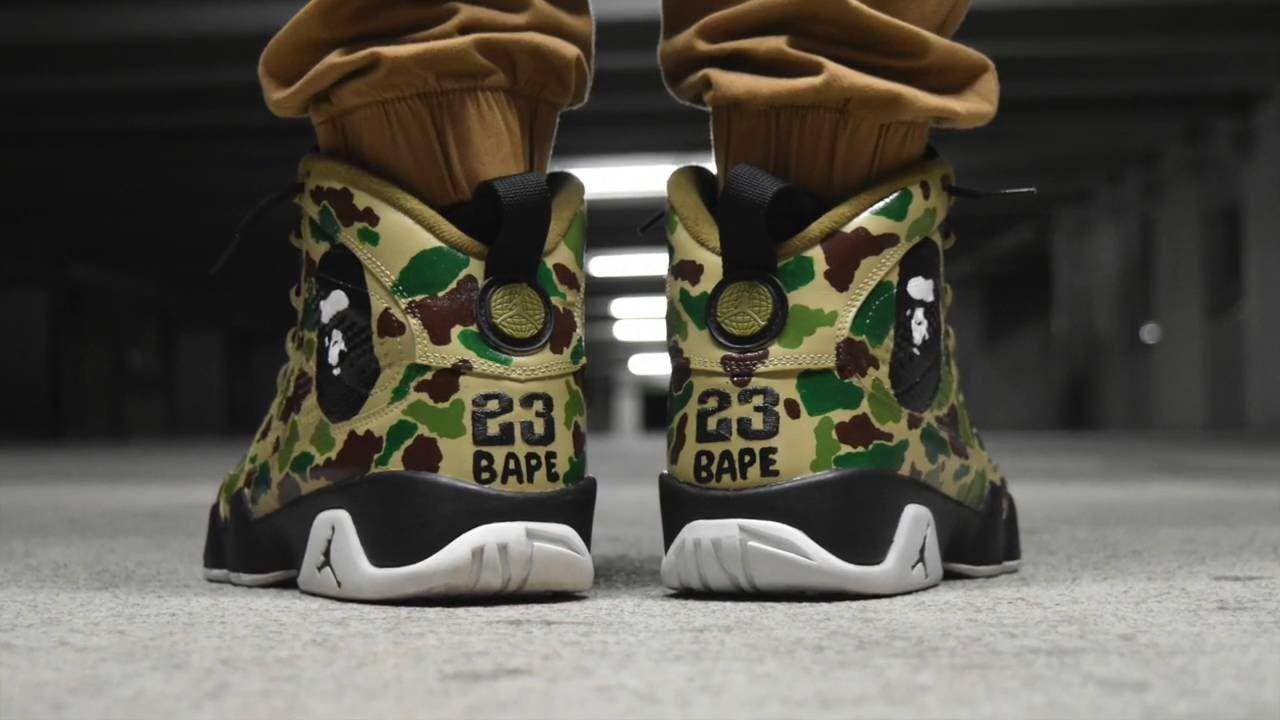 BAPE Jordan Logo - Bape Custom Jordans! - YouTube