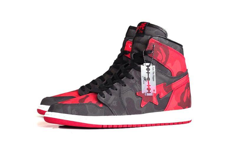 BAPE Jordan Logo - Air Jordan 1 BAPE Custom Sneaker | HYPEBEAST