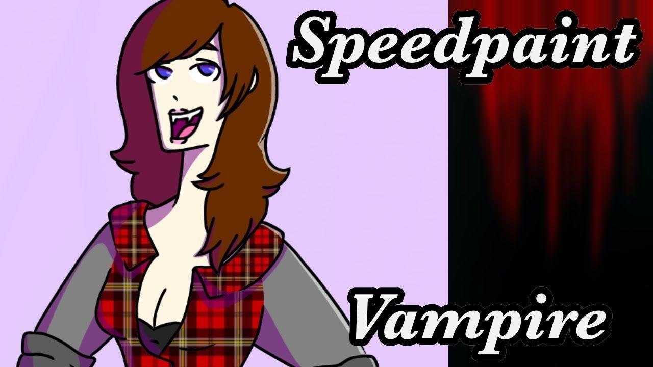 Vampire Girl YouTube Logo - Speedpaint: Vampire girl - YouTube