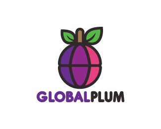 Plum Logo - Global Plum Designed by SimplePixelSL | BrandCrowd