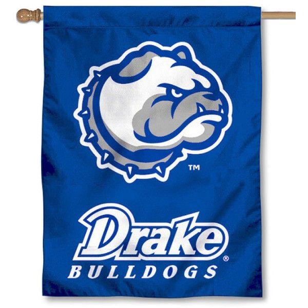 Drake University Logo - Drake University Bulldogs Logo House Flag your Drake University