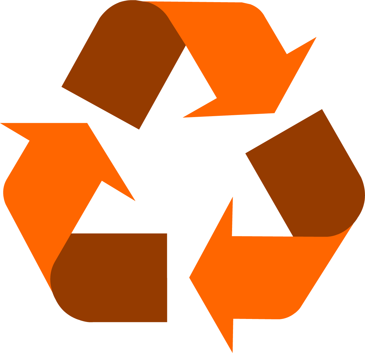 Orange I Logo - Recycling Symbol the Original Recycle Logo