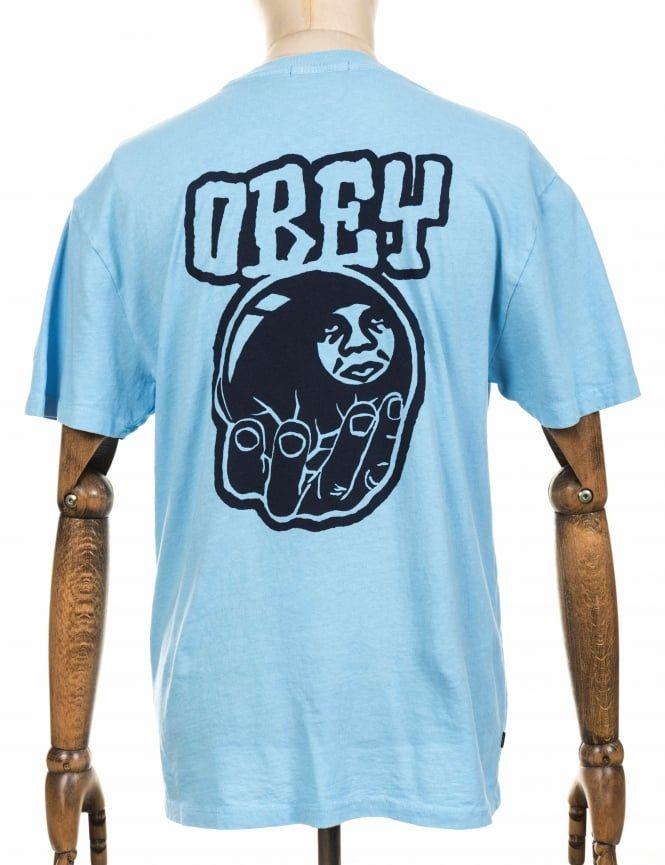 Blue Obey Logo - Obey Clothing Unwritten Future Tee - Dusty Blue - Obey Clothing from ...