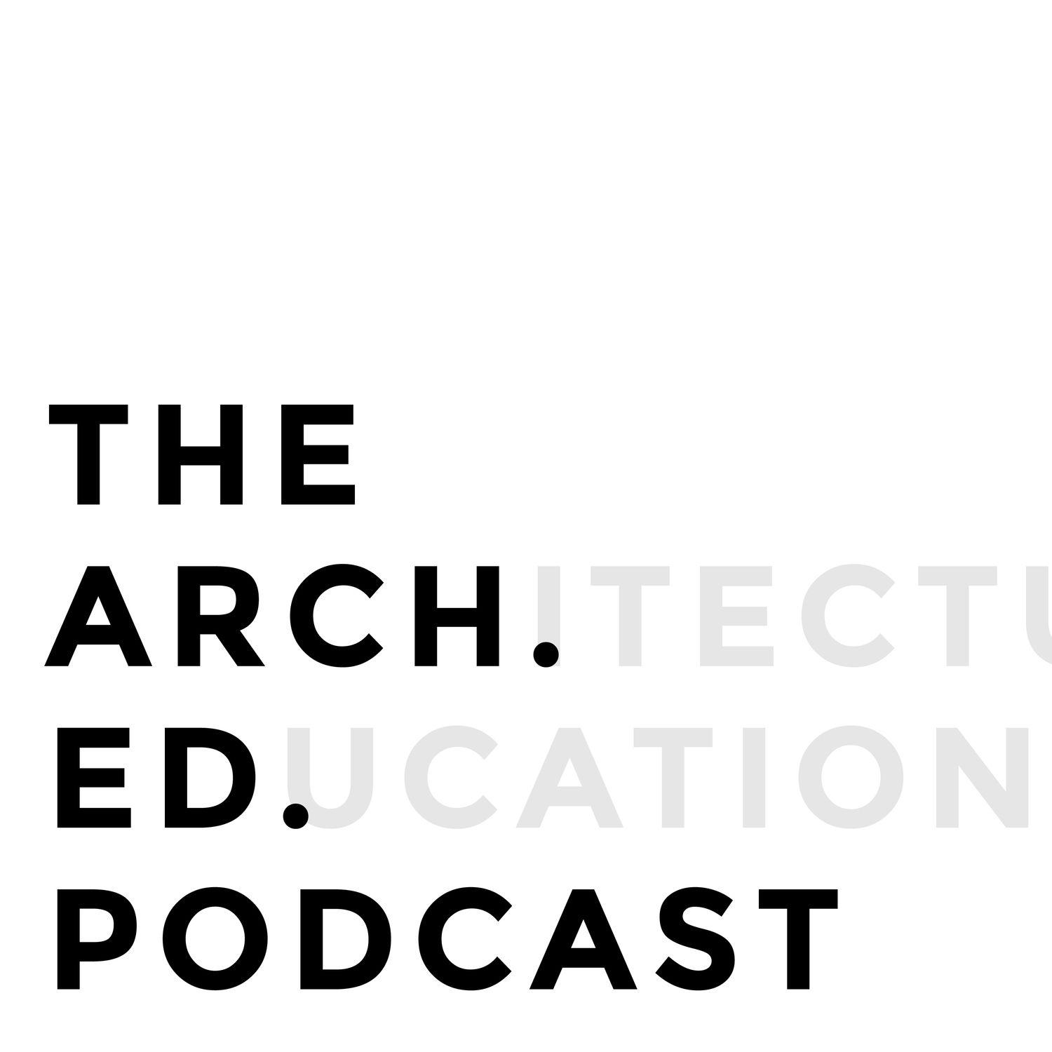 iTunes Podcast Logo - The Arch. Ed. Podcast by James Benedict Brown on Apple Podcasts