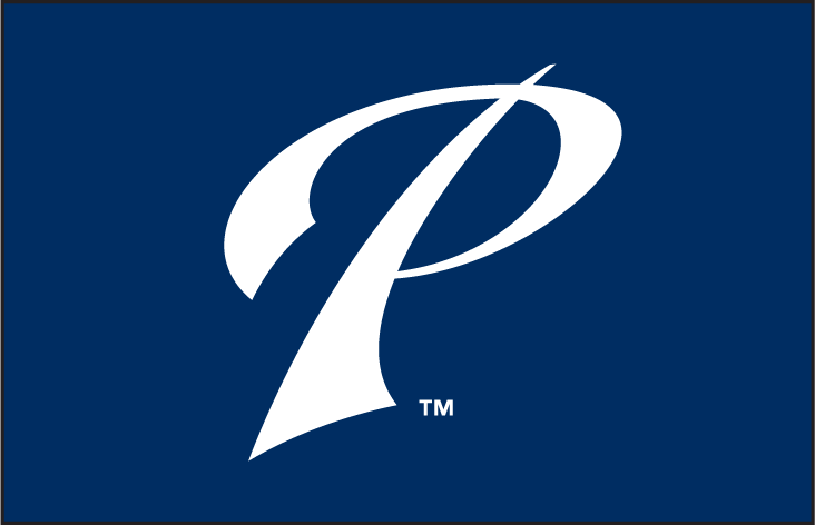 Navy and White Sports Logo - San Diego Padres Batting Practice Logo League NL